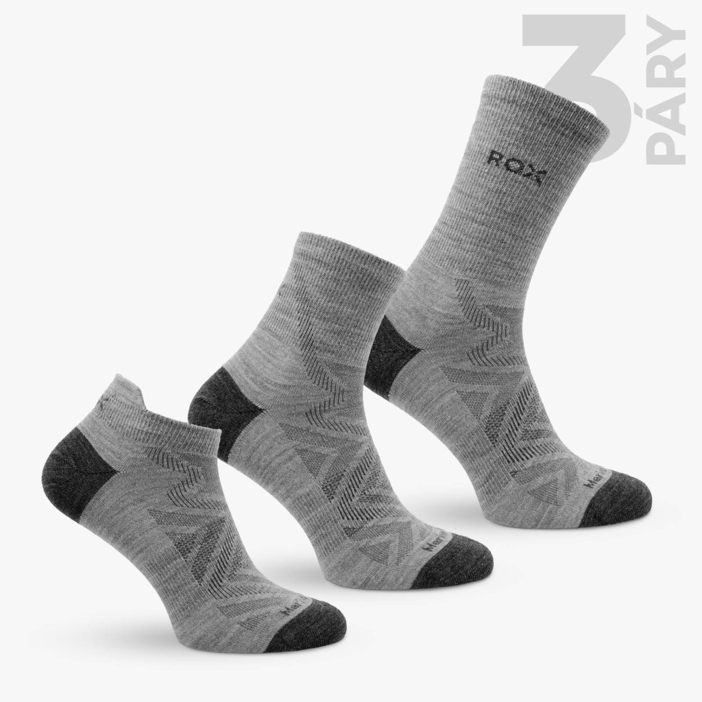 Merino ponožky Fuzzy 3pack