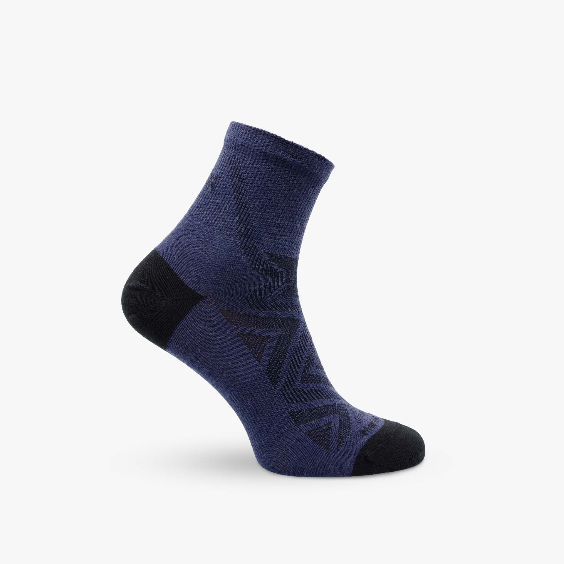 Bezešvé ponožky z merino vlny Fuzzy Mid modrá