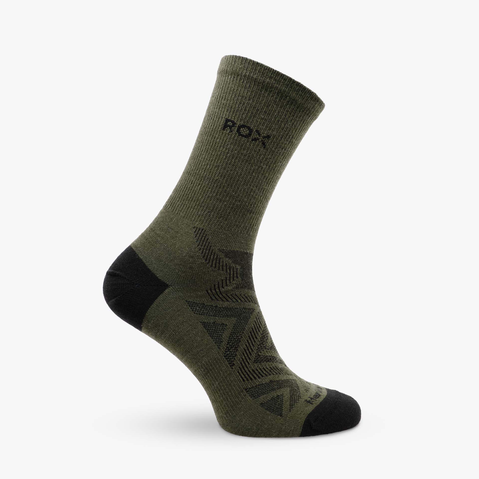 Bezešvé ponožky z merino vlny Fuzzy High zelená