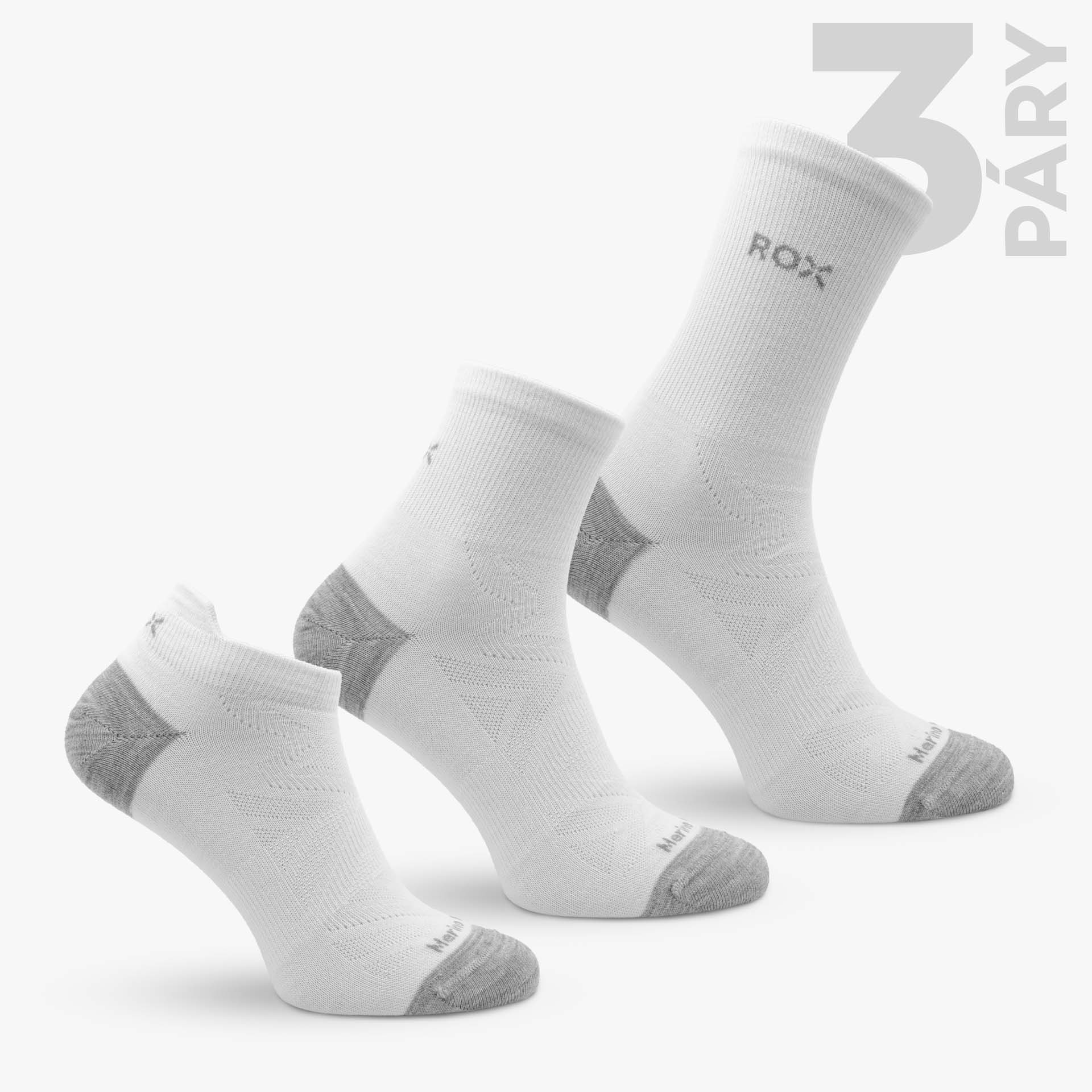 Merino ponožky Fuzzy 3pack