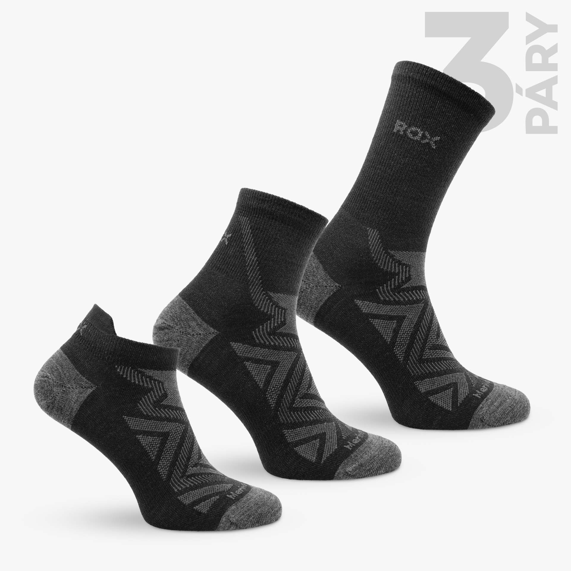 Merino ponožky Fuzzy 3pack