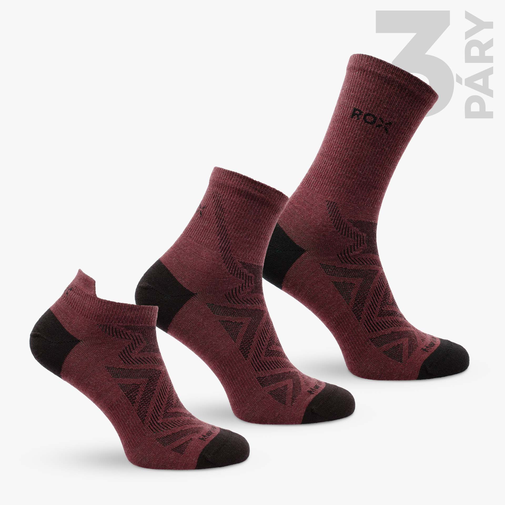 Merino ponožky Fuzzy 3pack
