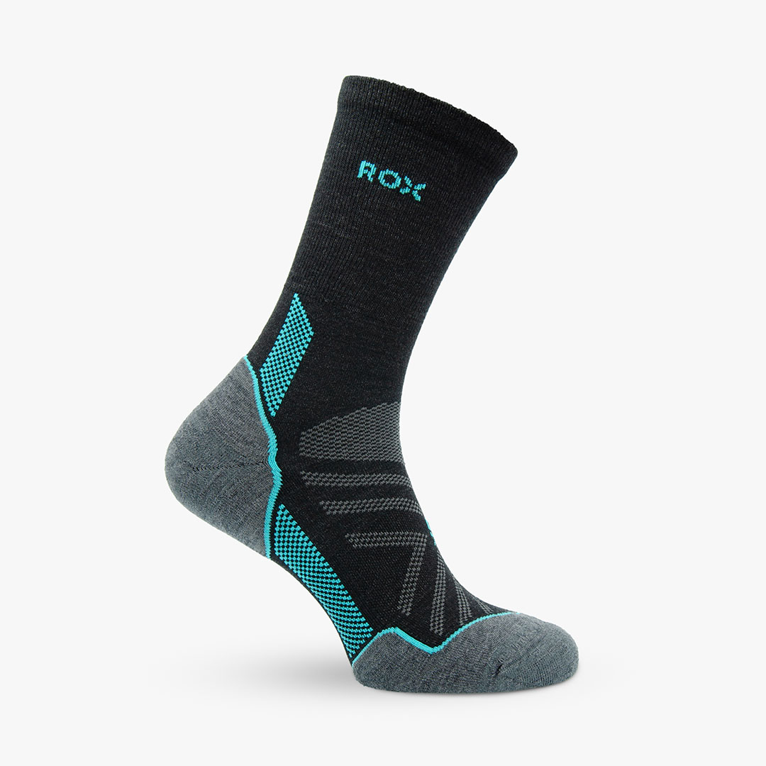 ROX Merino Treksy High (černá/tyrkysová)