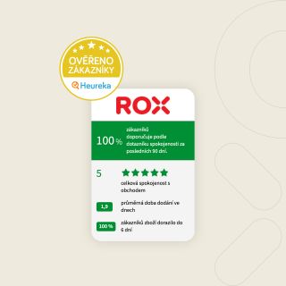 🥇 Máme ho! Zlatý certifikát Ověřeno zákazníky od Heureka.cz Tento certifikát je nejvyšší možné hodnocení, které může...